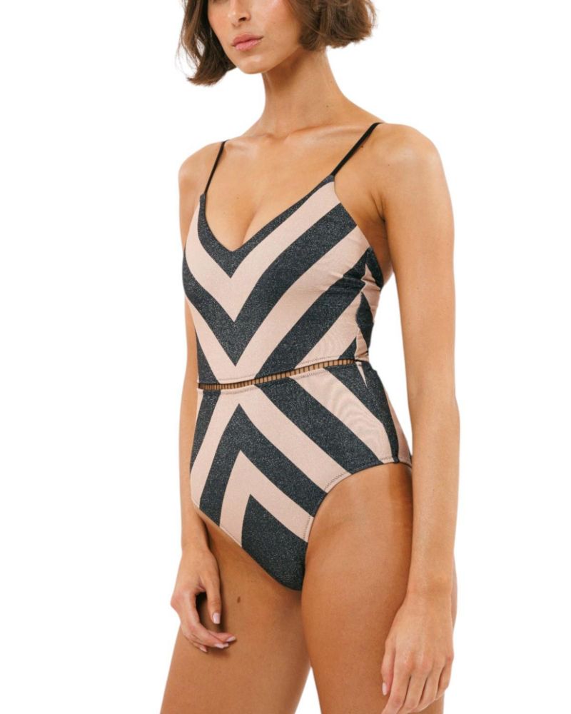 Women's Arava Stripes One Piece Swimsuit