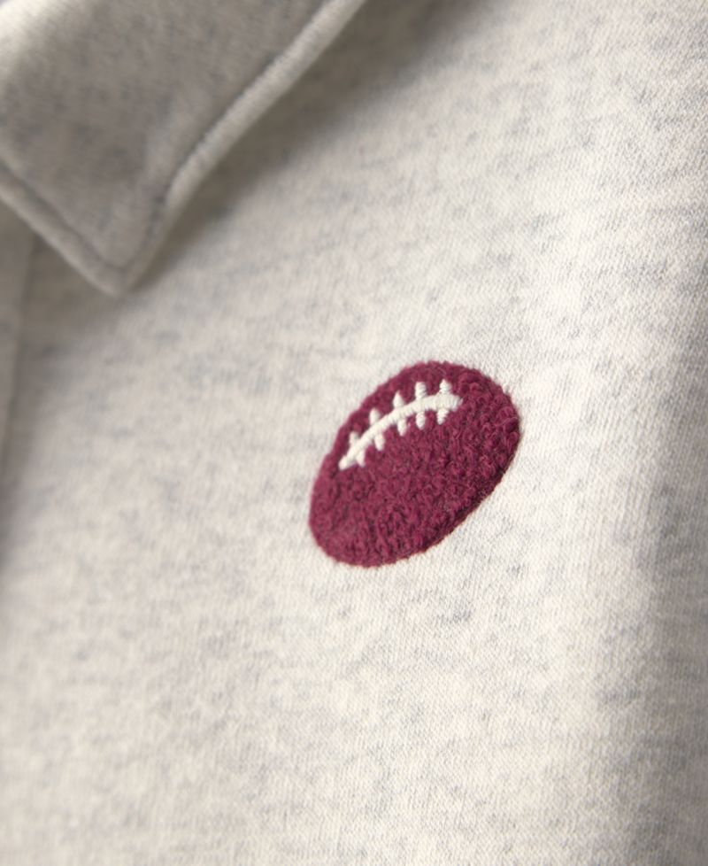 Baby Boys' Football Fleece Polo Top & Pant, 2-Piece Set