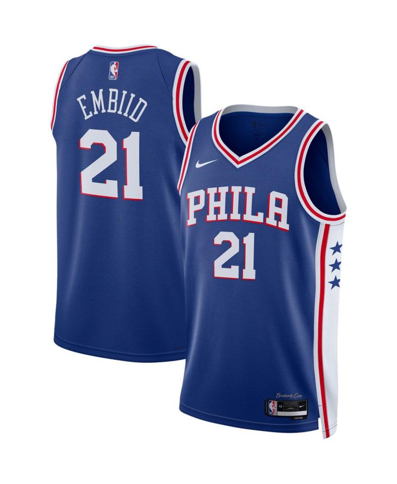 Men's and Women's Joel Embiid Philadelphia 76ers Swingman Jersey