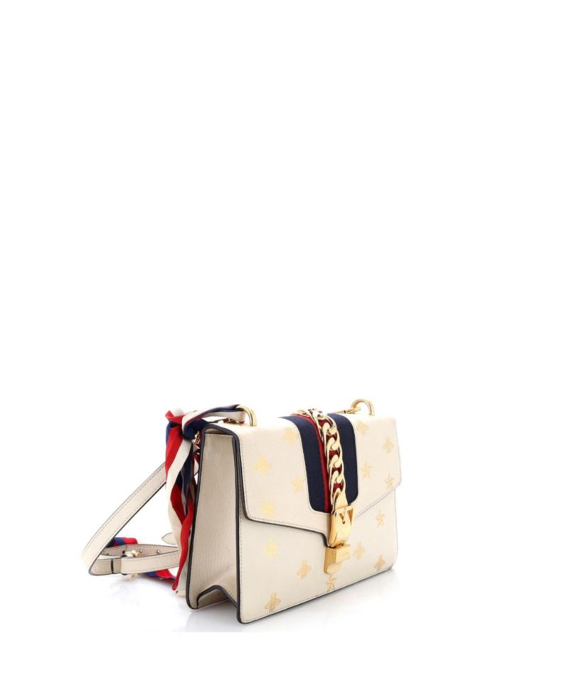 Small Sylvie Shoulder Bag Printed Leather