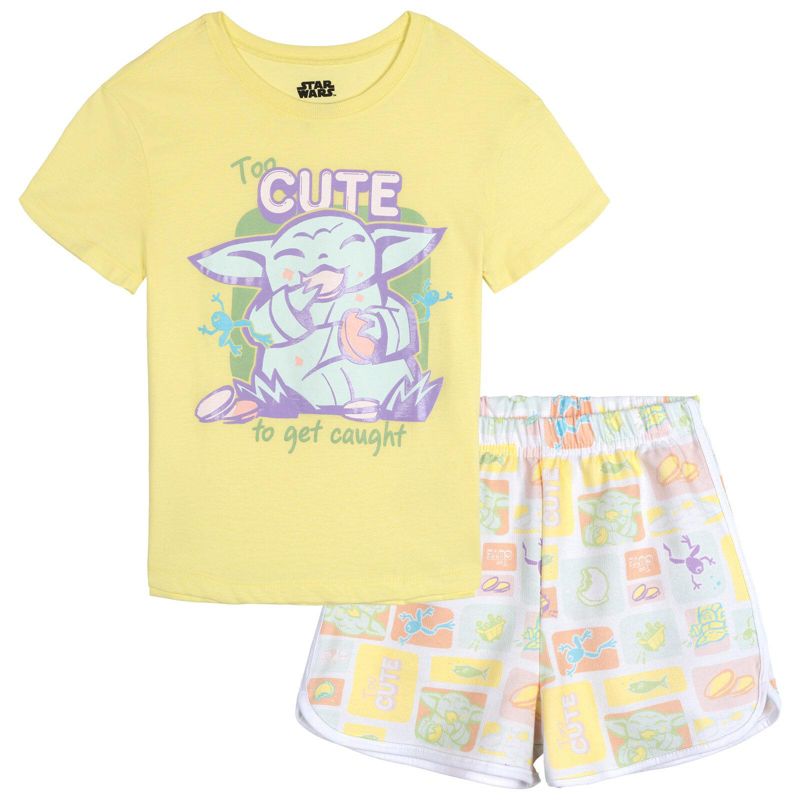 Little Girls 5-16 2-Piece T-Shirt and Shorts Set