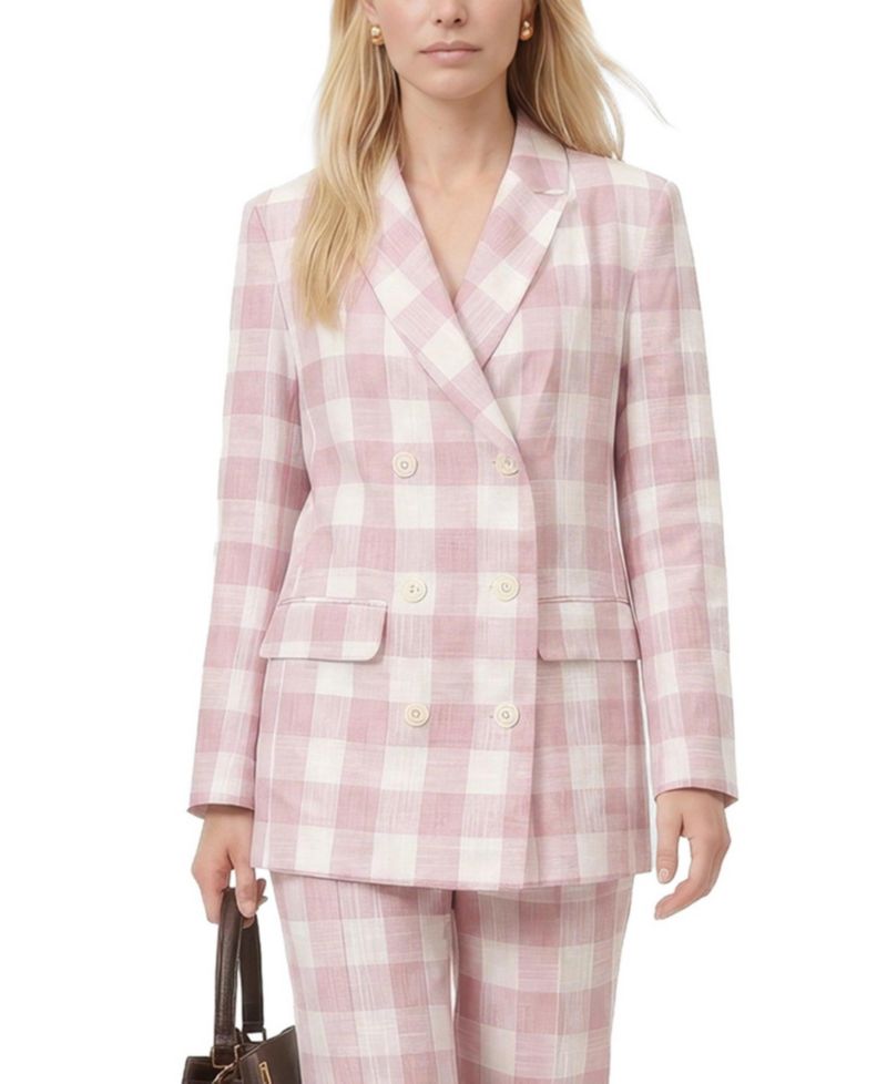 Women's Zena Double Breasted Check Jacket