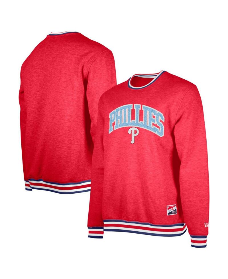 Men's Red Philadelphia Phillies Father's Day Pullover Sweatshirt