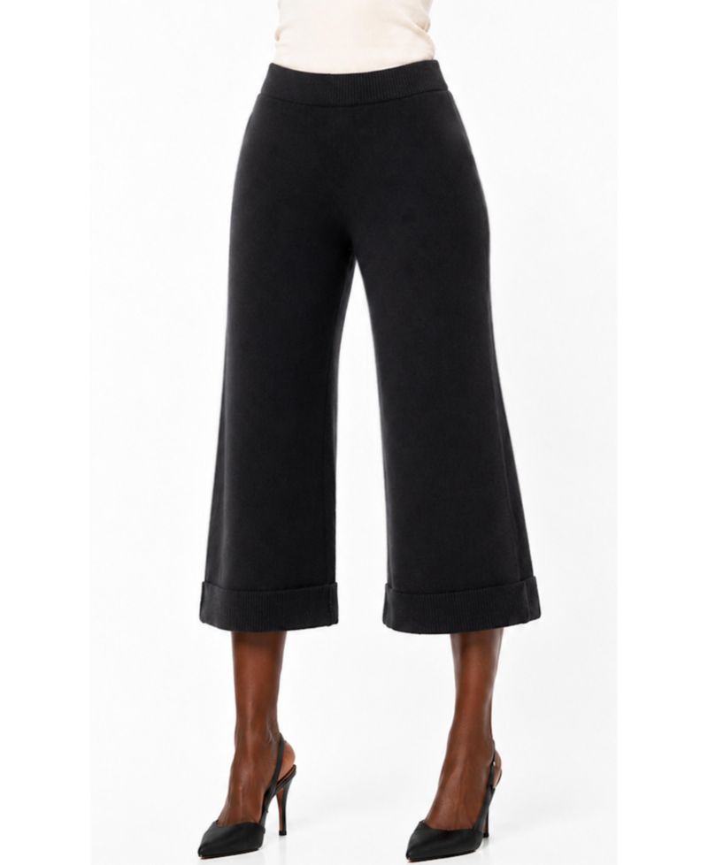 Women's Vicchi Pull-On Wide-Leg Cropped Pants