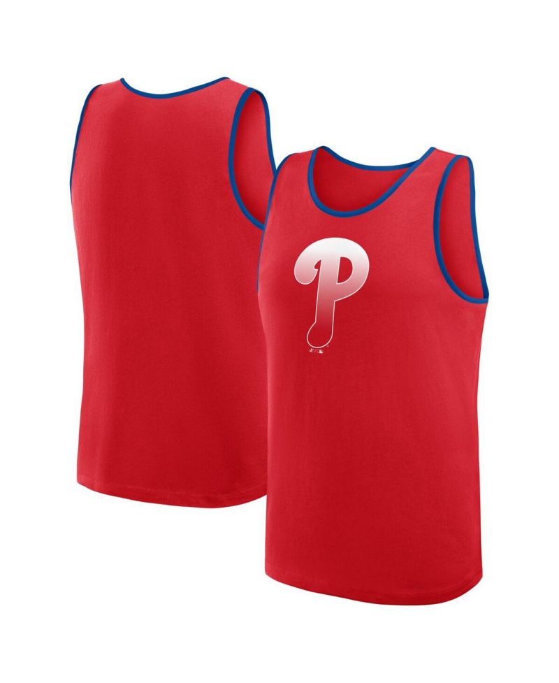Men's Red Philadelphia Phillies Unmatched Success Tank Top