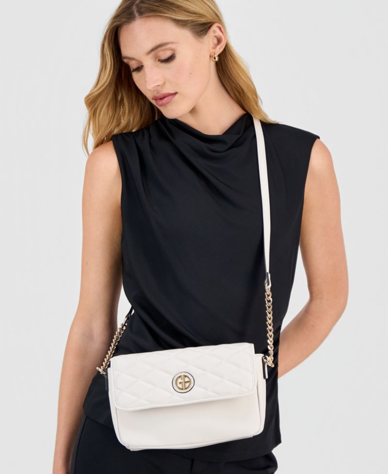 E/W Quilted Crossbody Bag