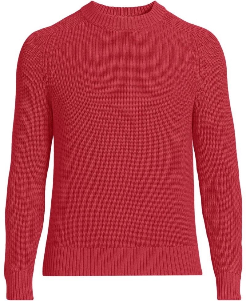 Men's Cotton Drifter Saddle Crewneck Shaker Sweater