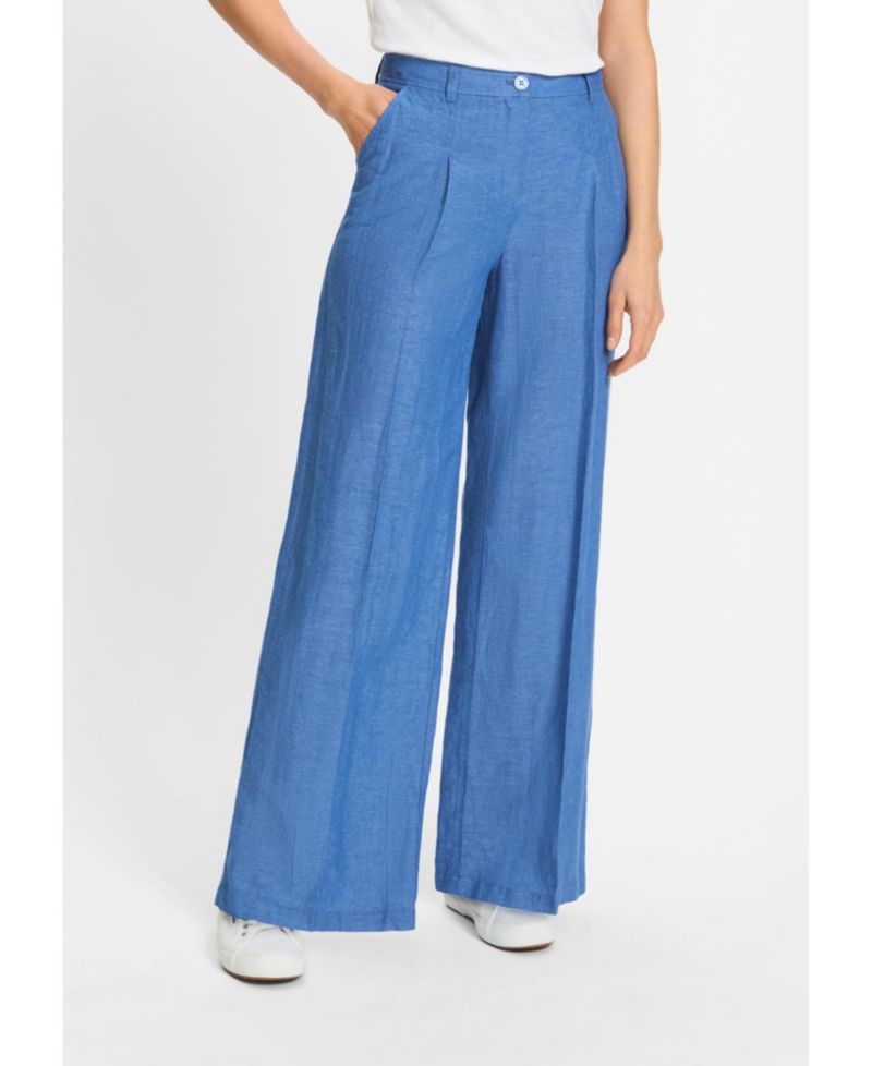 Women's Anna Fit Wide Leg Pleated Trouser