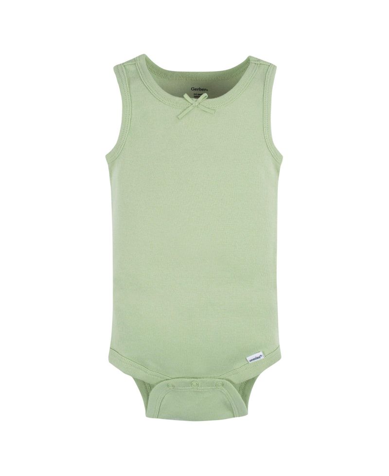 Baby Girls Sleeveless Flowers Onesies, 5-Pack