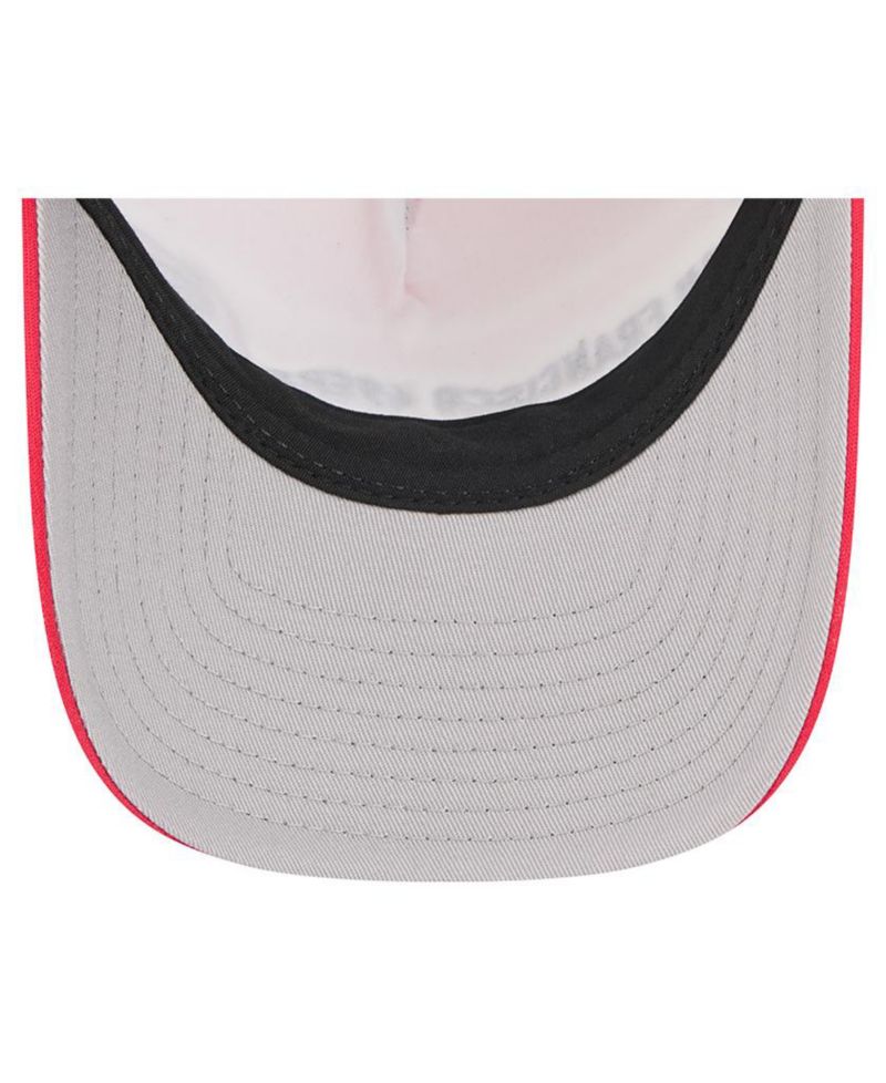 Men's Red San Francisco 49ers Linear A-Frame 9FORTY Adjustable Hat