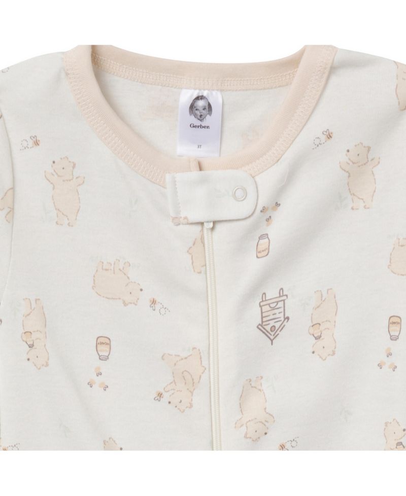Baby Girls' Snug Fit Footless Pajamas, 3-Pack