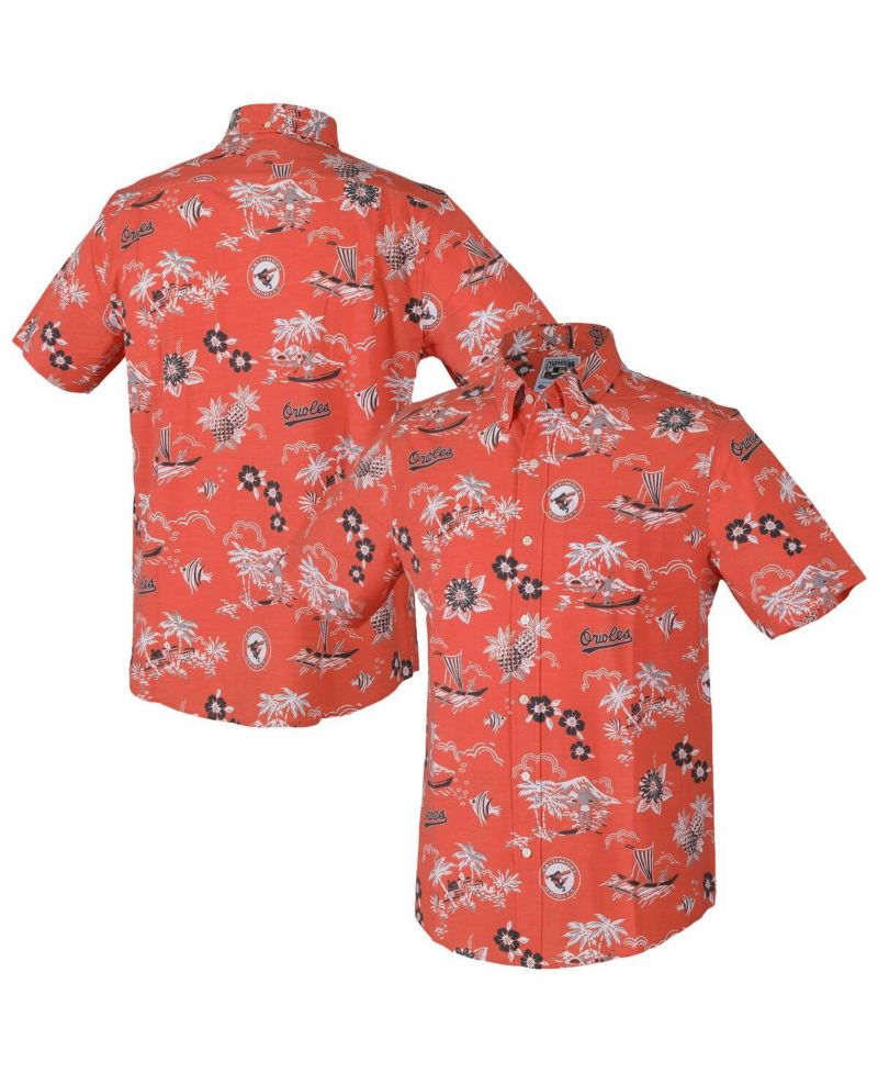 Men's Orange Baltimore Orioles Kekai Button-Down Shirt