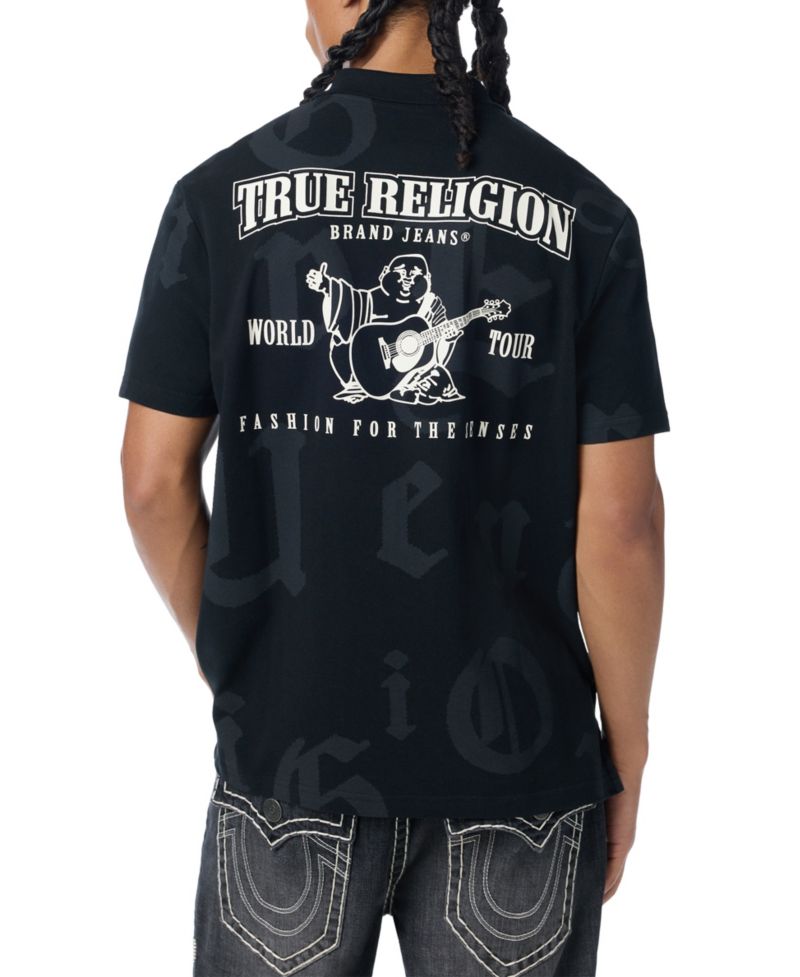 Men's Chrome World Tour Logo Polo Shirt
