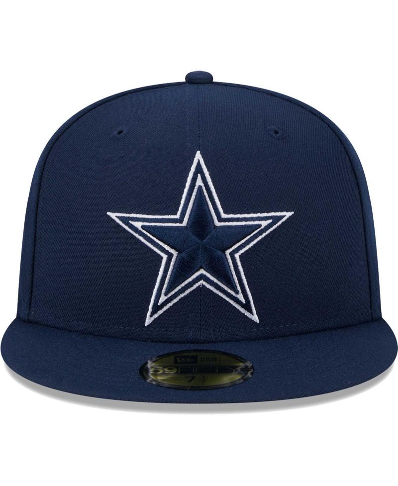Men's Navy Dallas Cowboys Main Patch 59FIFTY Fitted Hat