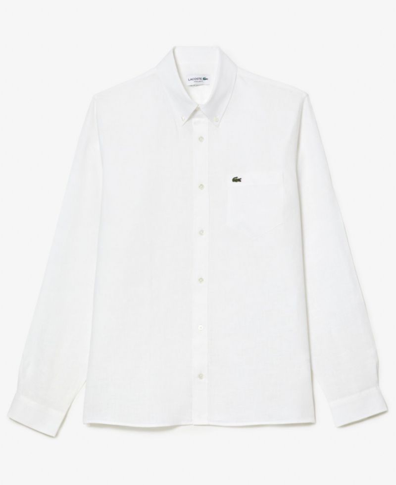 Men's Regular-Fit Long-Sleeve Linen Shirt