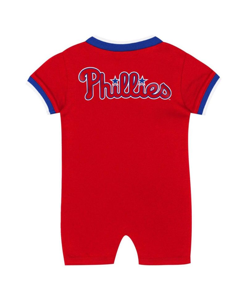 Baby Boys and Girls Red Philadelphia Phillies Pinch Coverall