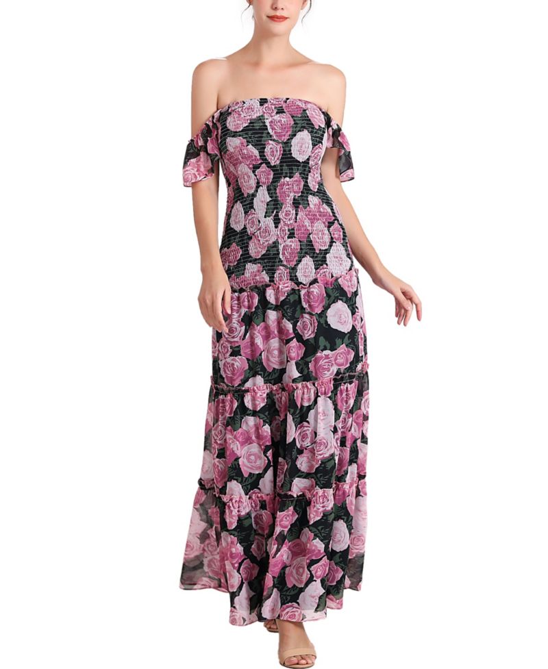 Women's Acey Smocked Maxi Dress