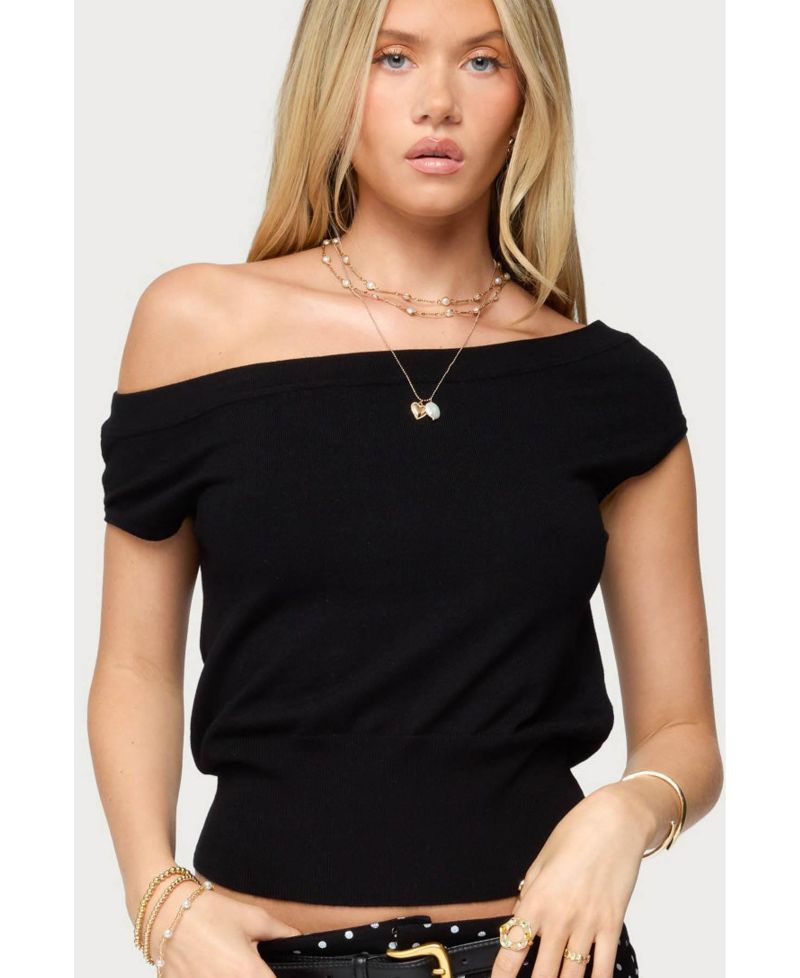Women's Michaela Off Shoulder Knit Top