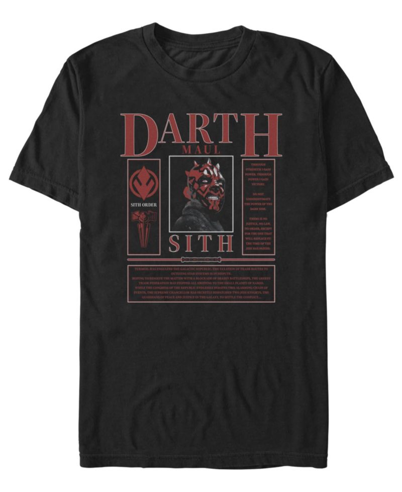 Men's Star Wars Maul Card T-Shirt