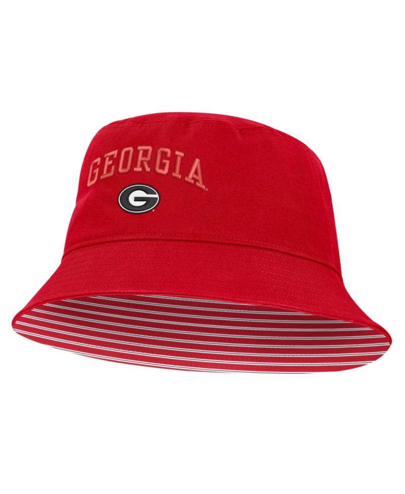 Men's and Women's Red Georgia Bulldogs Primetime Apex Bucket Hat