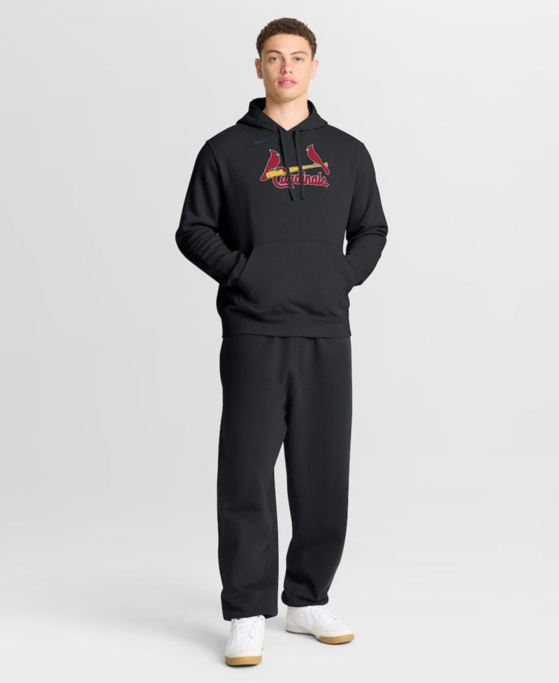 Men's Black St. Louis Cardinals Dri-Fit Club Hoodie