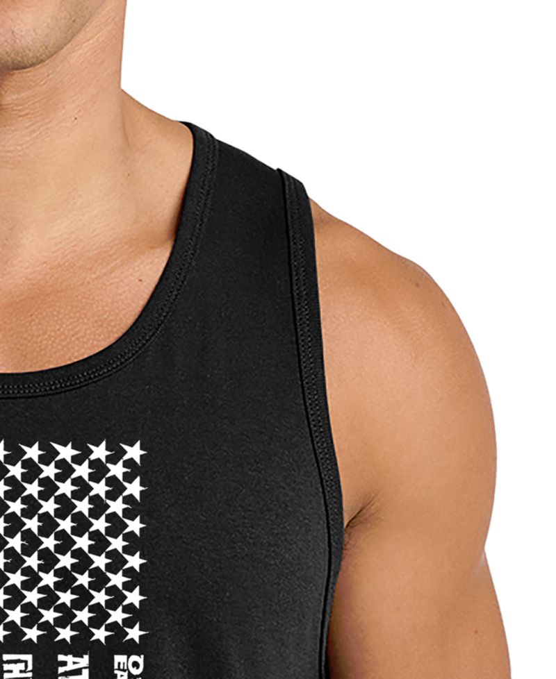 Men's American Flag Graphic Tank Top