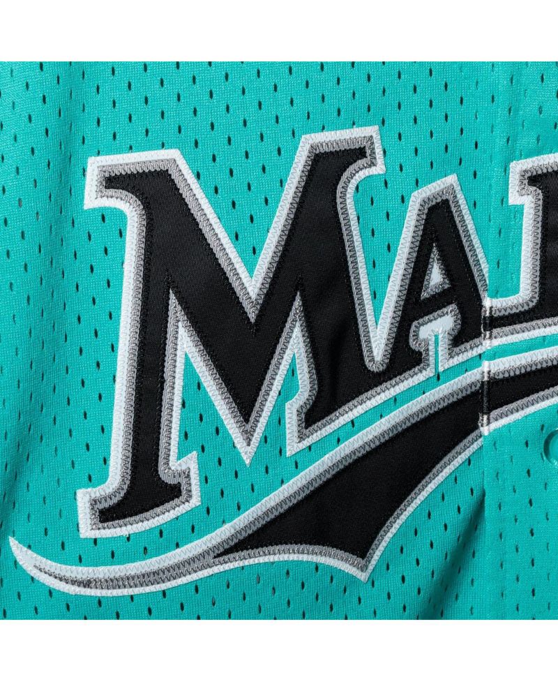 Men's Andre Dawson Teal Florida Marlins Fashion Cooperstown Collection Mesh Batting Practice Jersey