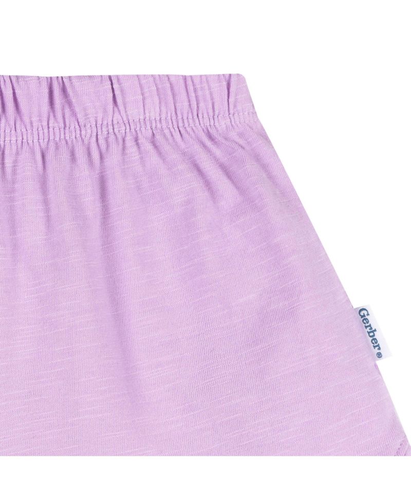 Baby Girls 2-Piece Pocket Tee and Shorts Set