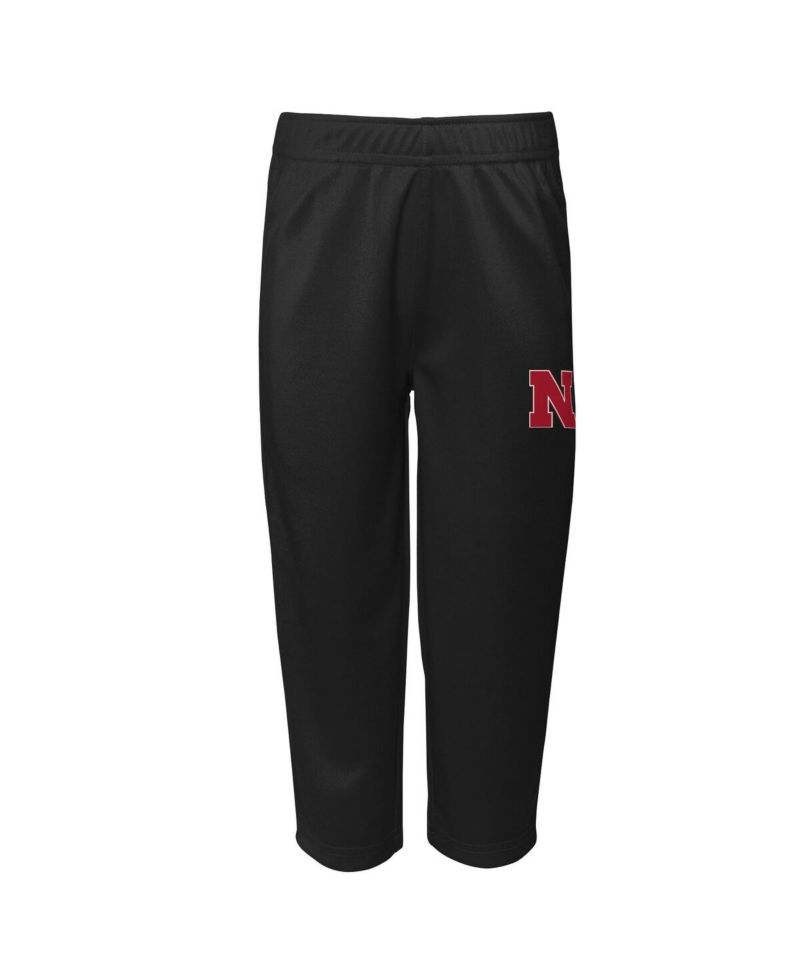 Big Boys and Girls 2-Piece Scarlet Nebraska Huskers Red Zone V-Neck Top and Pants Set