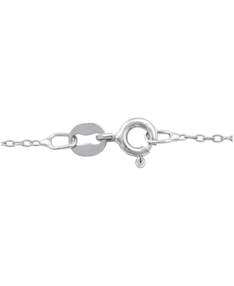 Black Diamond (0.03 ct. t.w.) & White Diamond (0.07 ct. t.w.) Soccer Ball Pendant Necklace in Sterling Silver