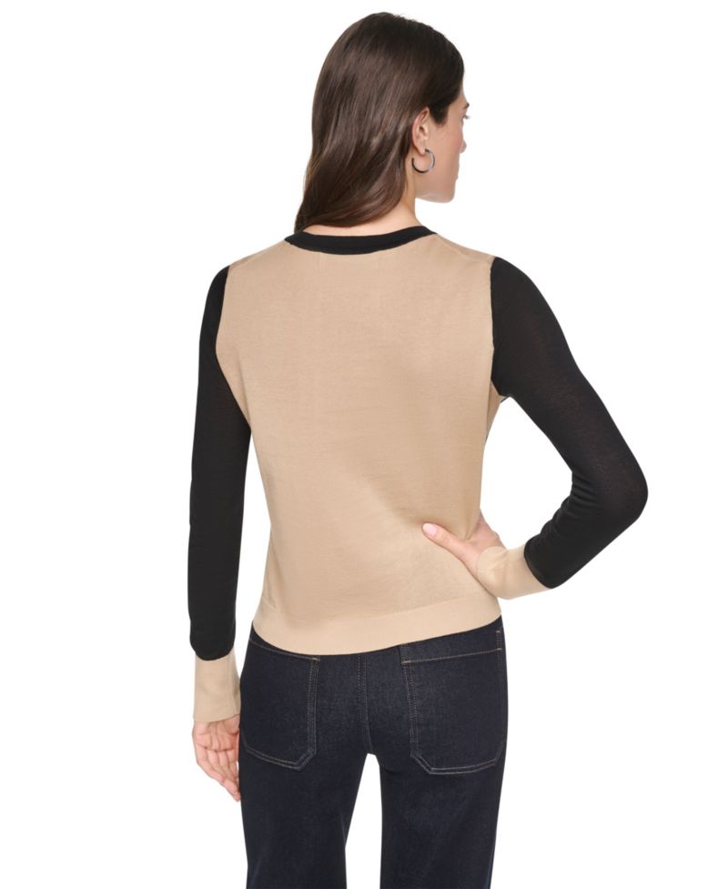 Women's Crewneck Long-Sleeve Ultralight Cotton Sweater