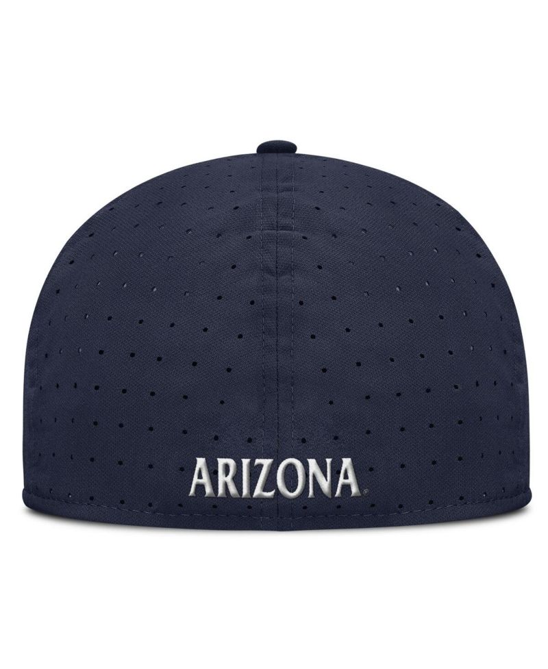 Men's Navy Arizona Wildcats On-Field Dugout True Performance Fitted Hat