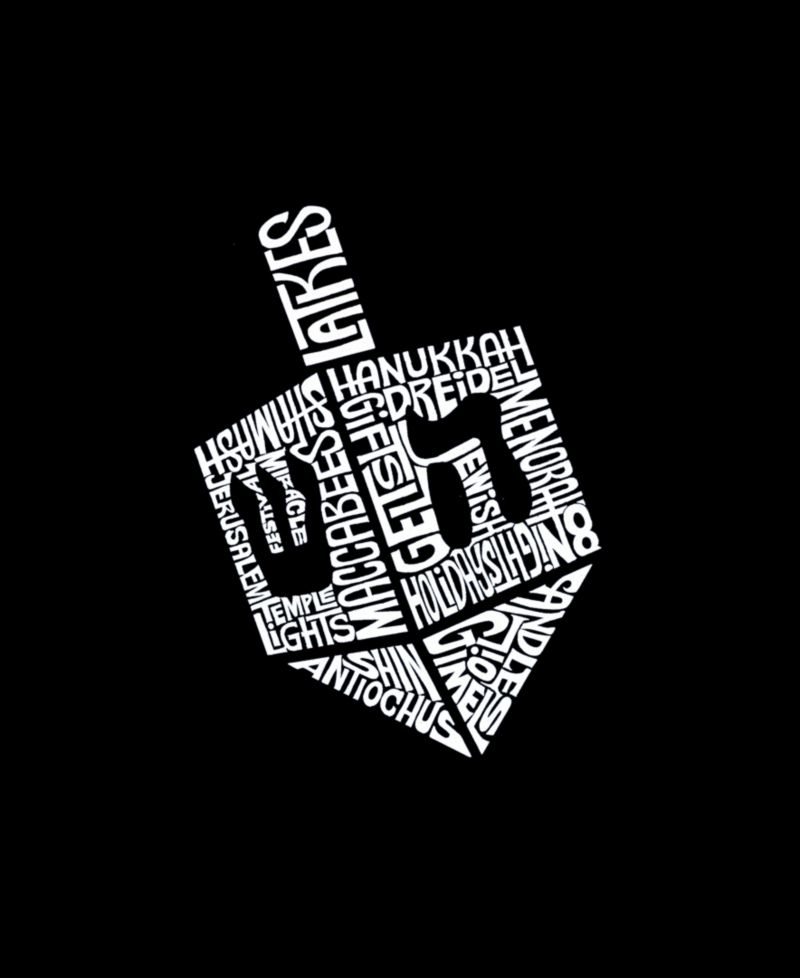 Men's Dreidel Hanukkah Graphic Tank Top