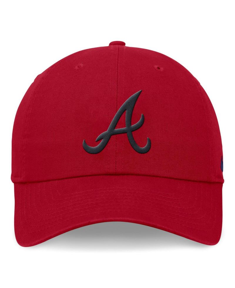 Men's Navy Atlanta Braves Evergreen Club Adjustable Hat