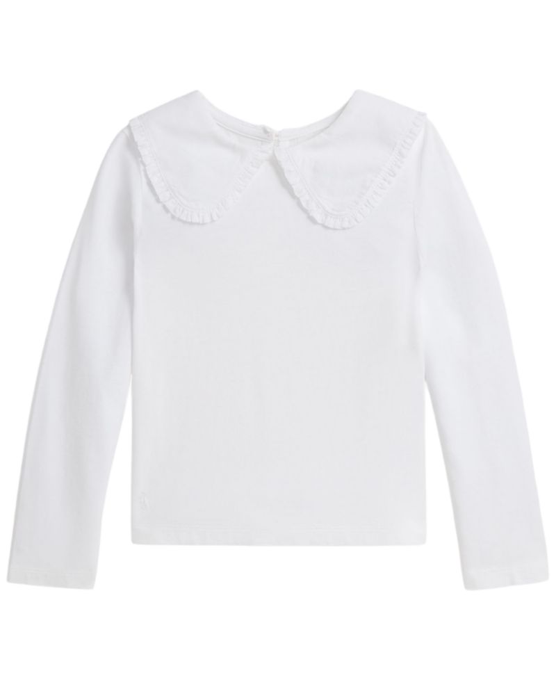 Girls' 2T-6X Ruffled Jersey T-Shirt