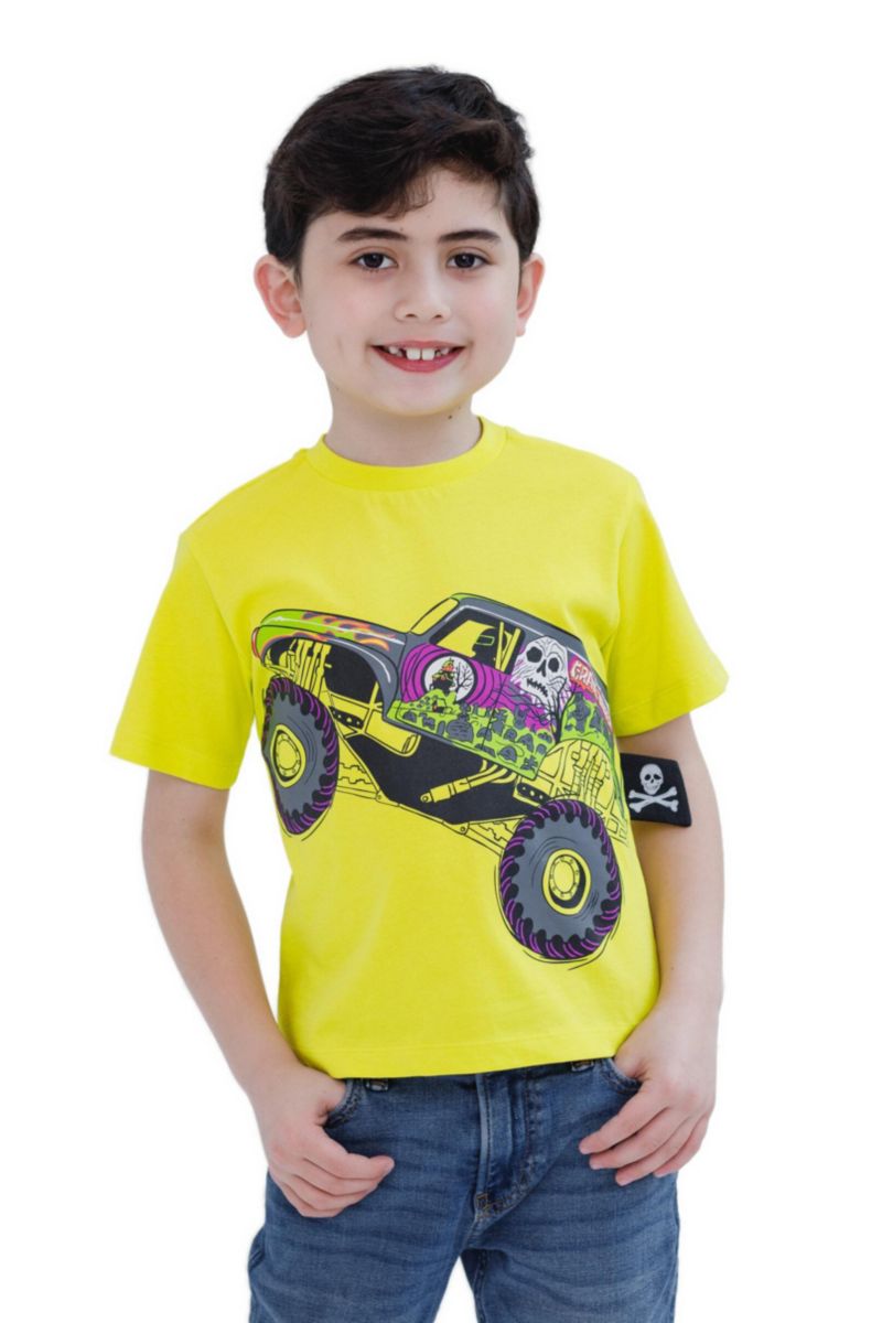 Little Boys 3D Novelty Short Sleeve T-Shirt
