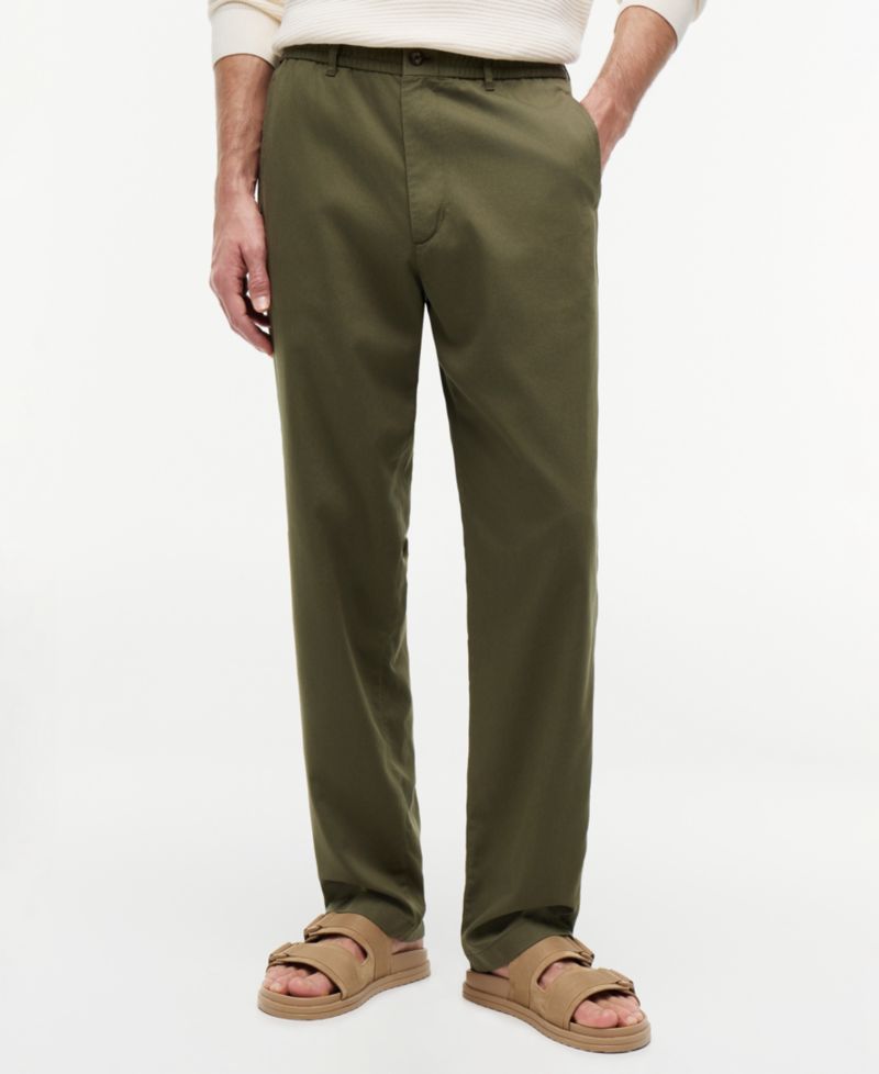 Men's Dover Regular-Fit Elastic Waist Chino Pants