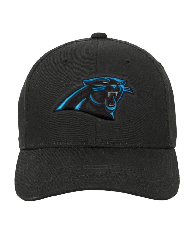Big Boys and Girls Carolina Panthers Pre-Curved Snapback Hat