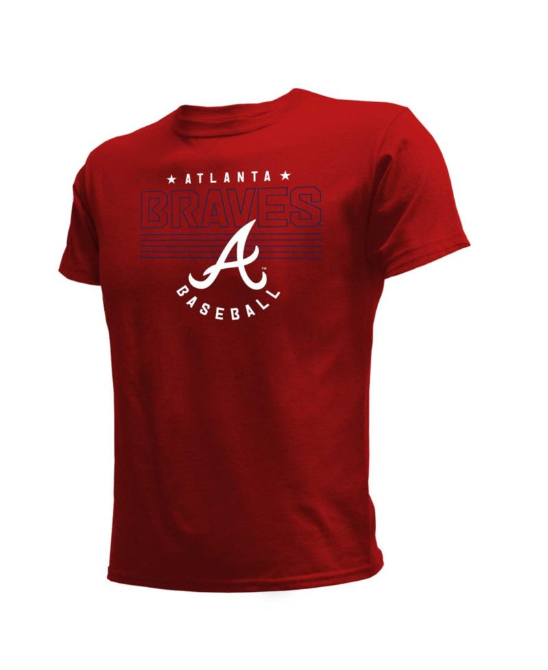 Big Boys and Girls Atlanta Braves T-Shirt 3-Pack