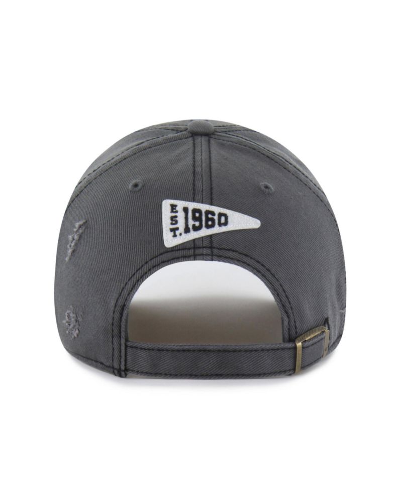 Men's '47 Charcoal Las Vegas Raiders Seymoore Clean Up Adjustable Hat