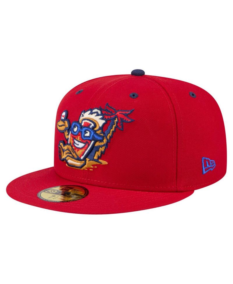 Men's Red Lehigh Valley IronPigs Copa de la Diversion 59FIFTY Fitted Hat
