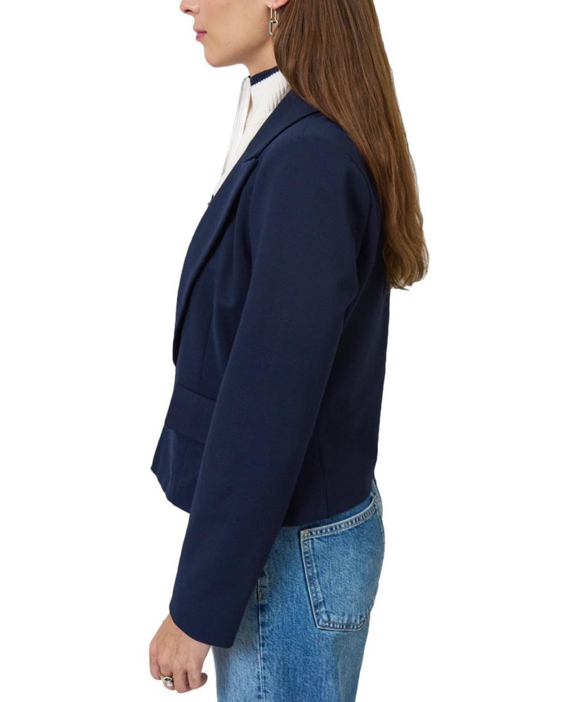 Women's Chelsea Rugby Stripe Sweater Dickey Jacket