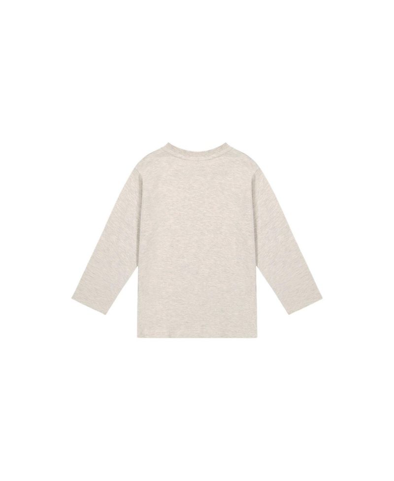 Little Boys (6-12) Cotton Long Sleeve T-Shirt Heather