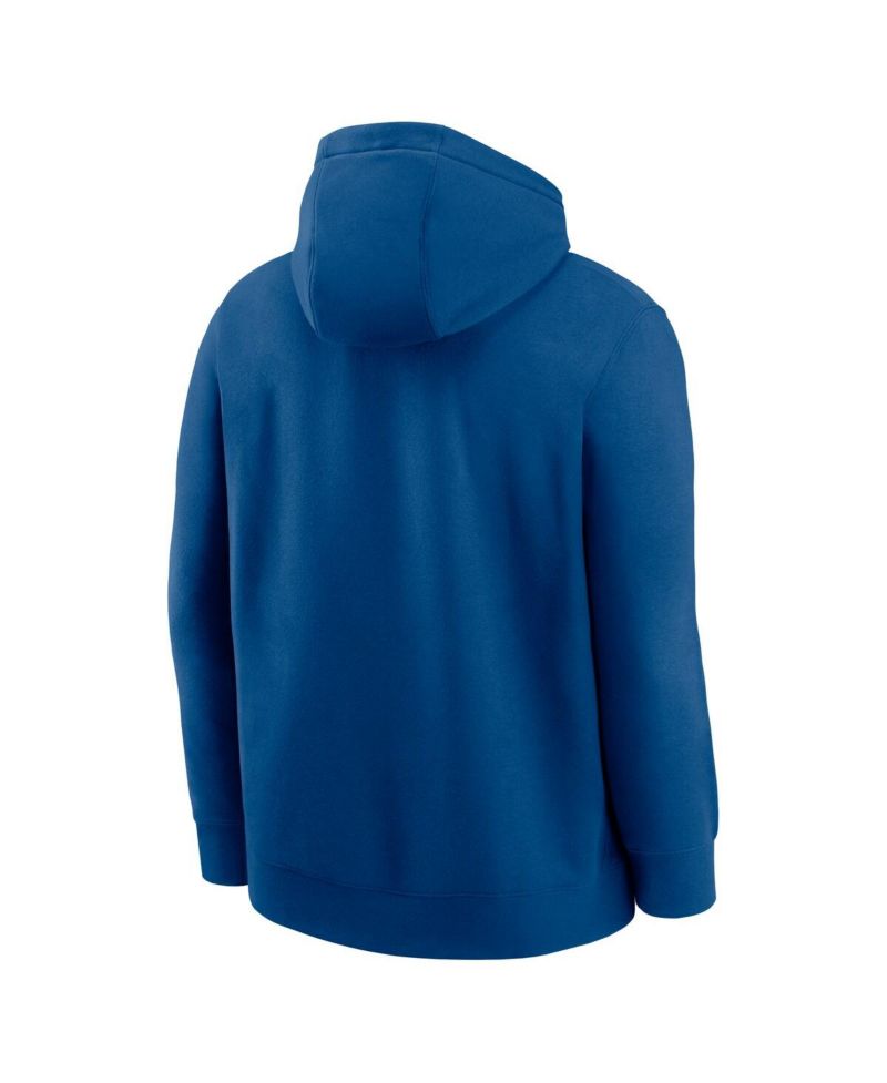 Men's Royal Indianapolis Colts Best Season Rewind Club Pullover Hoodie