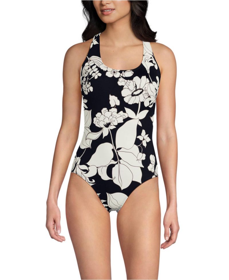 Women's Tugless X-Back One Piece Swimsuit