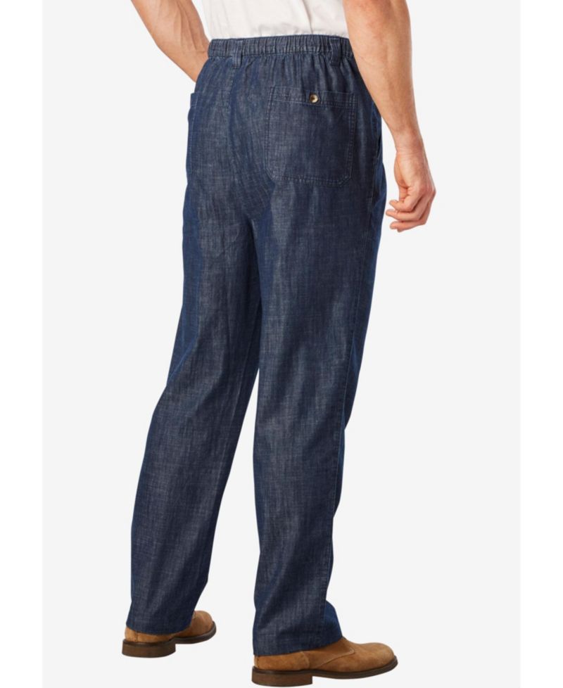 Men's Knockarounds Full-Elastic Waist Pleated Pants