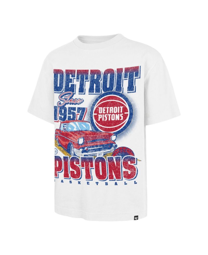 Men's White Detroit Pistons Regional Franklin T-Shirt