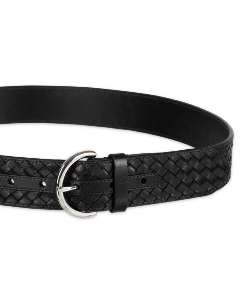 Women's Woven Leather Belt