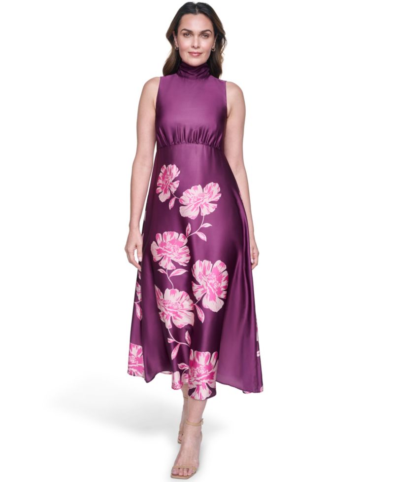 Women's Halter Neck Midi Dress