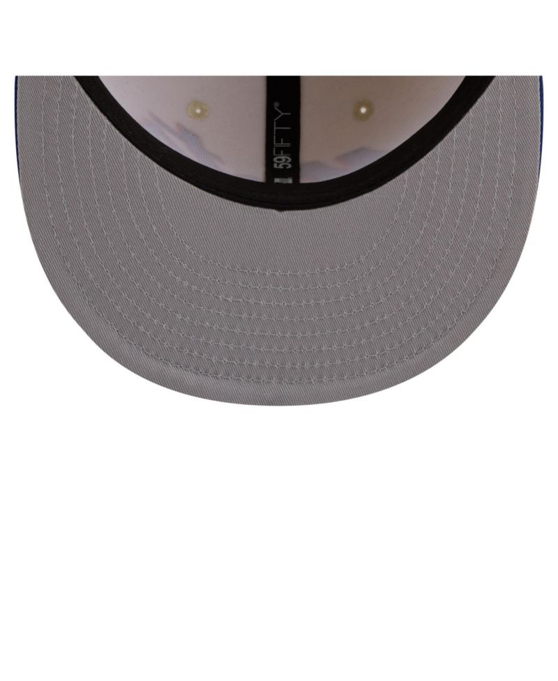 Men's Cream New York Mets Two-Tone Stitch 59FIFTY Fitted Hat